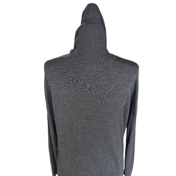 Caslon Gray 3 in 1 Convertible Cowl Neck Sweater Side Split Tunic Size L Women - Picture 11 of 11